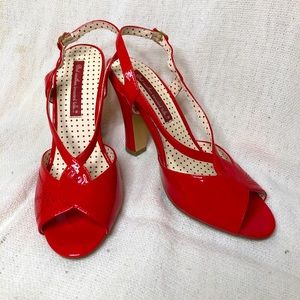 Red B.A.I.T. Vintage Inspired Heels
